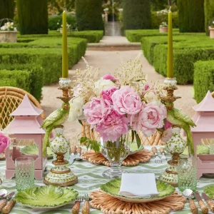 Best Sale Green Parrot Candlescape Candle Holders