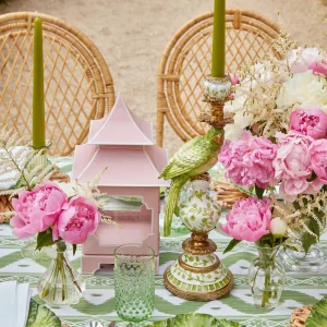 New Green Parrot Candlescape Candlescapes