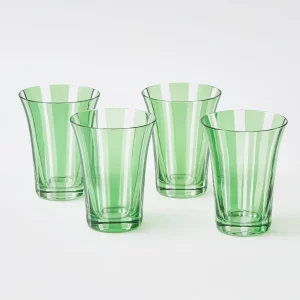 Hot Green Positano Glasses (Set Of 4) Glasses