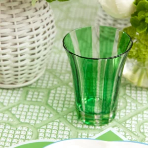 Hot Green Positano Glasses (Set Of 4) Glasses