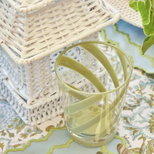 Best Green Swirl Outdoor Glasses (Set Of 6) Glasses