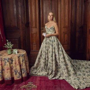 Online Hand Painted Olive Floral Tole Candle Pot Candle Holders