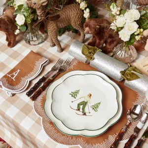 Best Heidi & Hans Skier Starter Plates (Set Of 4) Crockery Sets