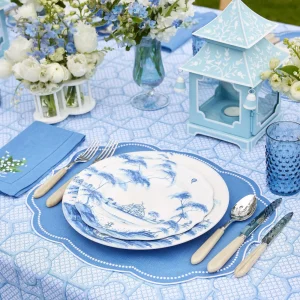 Shop Hobnail Navy Glasses & Jug Set Glassware Sets