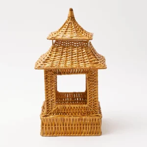 Outlet Honey Rattan Pagoda Lantern Pagodas & Lanterns
