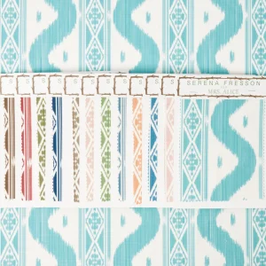 Cheap Ikat Stripe Fabric Serena Fresson Fabrics