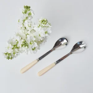 Sale Ivory Salad Servers Serving Cutlery