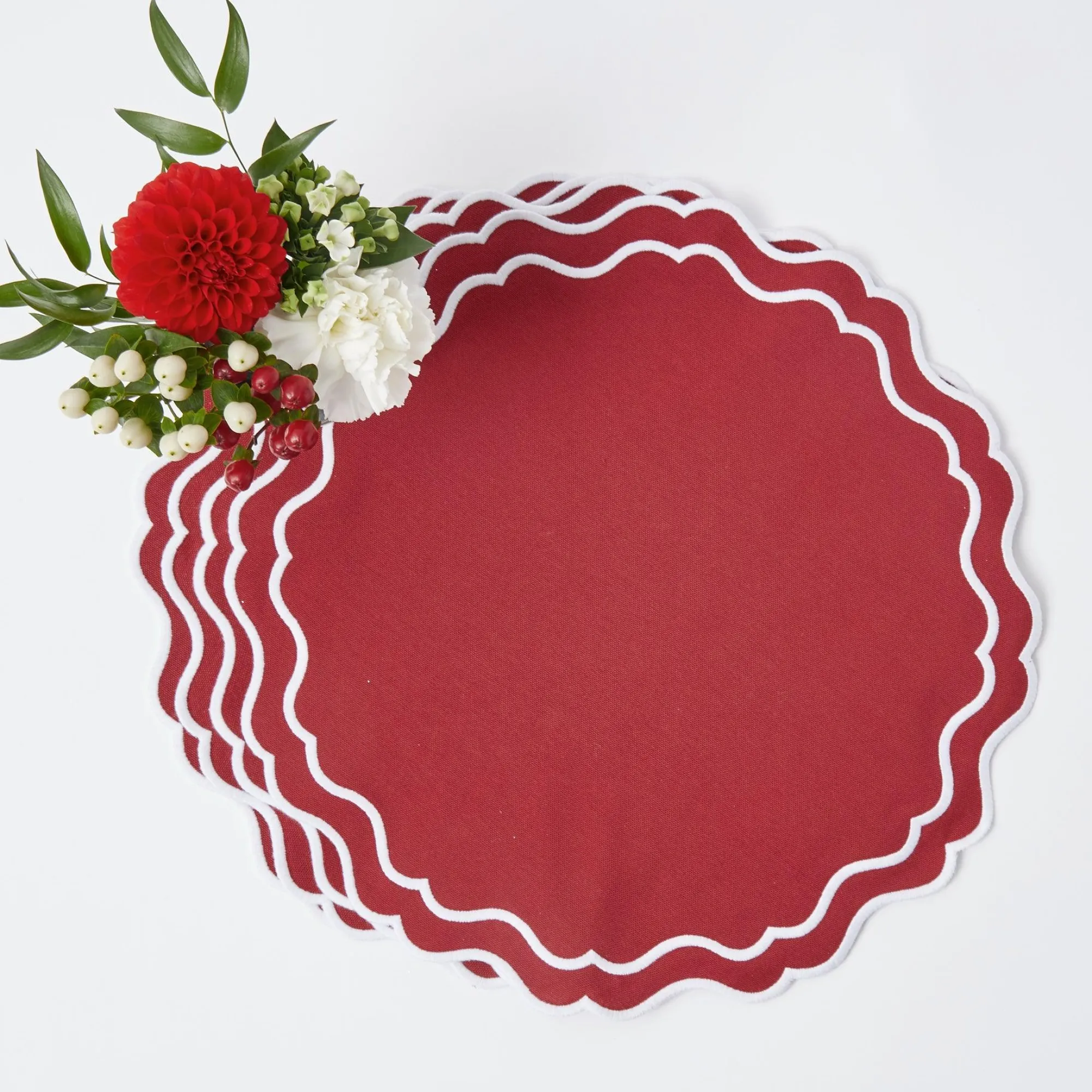 katherine_berry_red_place_7.webp Clearance Katherine Berry Red Placemats (Set Of 4) Placemats