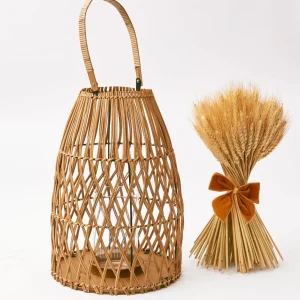 Cheap Large Rattan Lantern Candle Holders