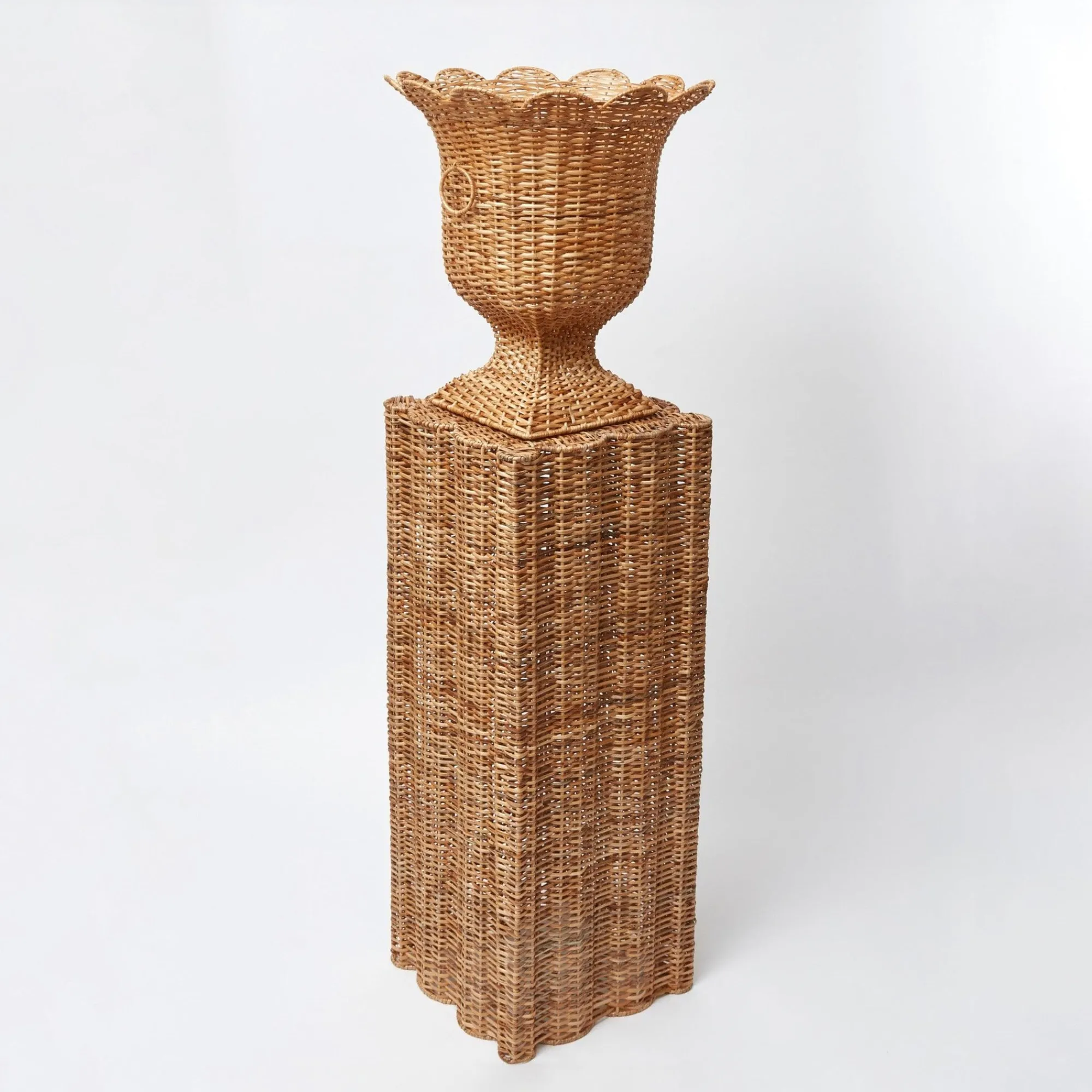 liliana_scalloped_rattan__1-4.webp New Liliana Scalloped Rattan Pedestal And Urn Vases