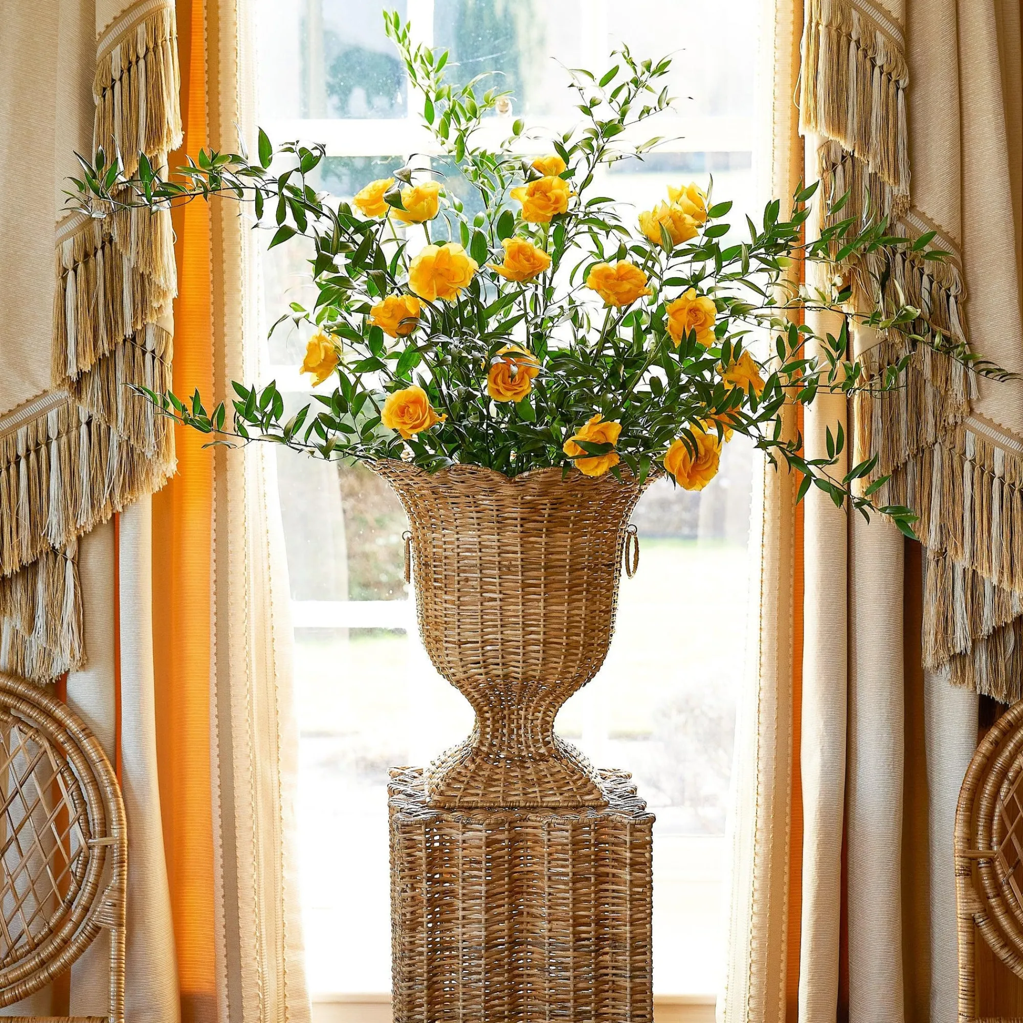 liliana_scalloped_rattan__11-4.webp New Liliana Scalloped Rattan Pedestal And Urn Vases