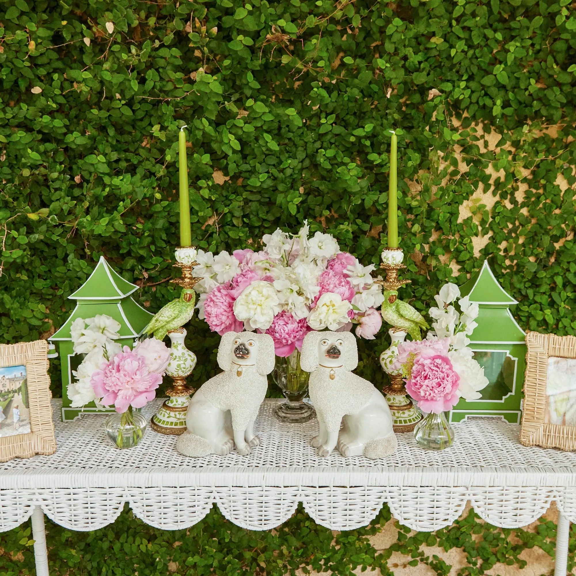 madeleine_white_rattan_sc_10.webp New Madeleine White Rattan Scalloped Console Table Tables