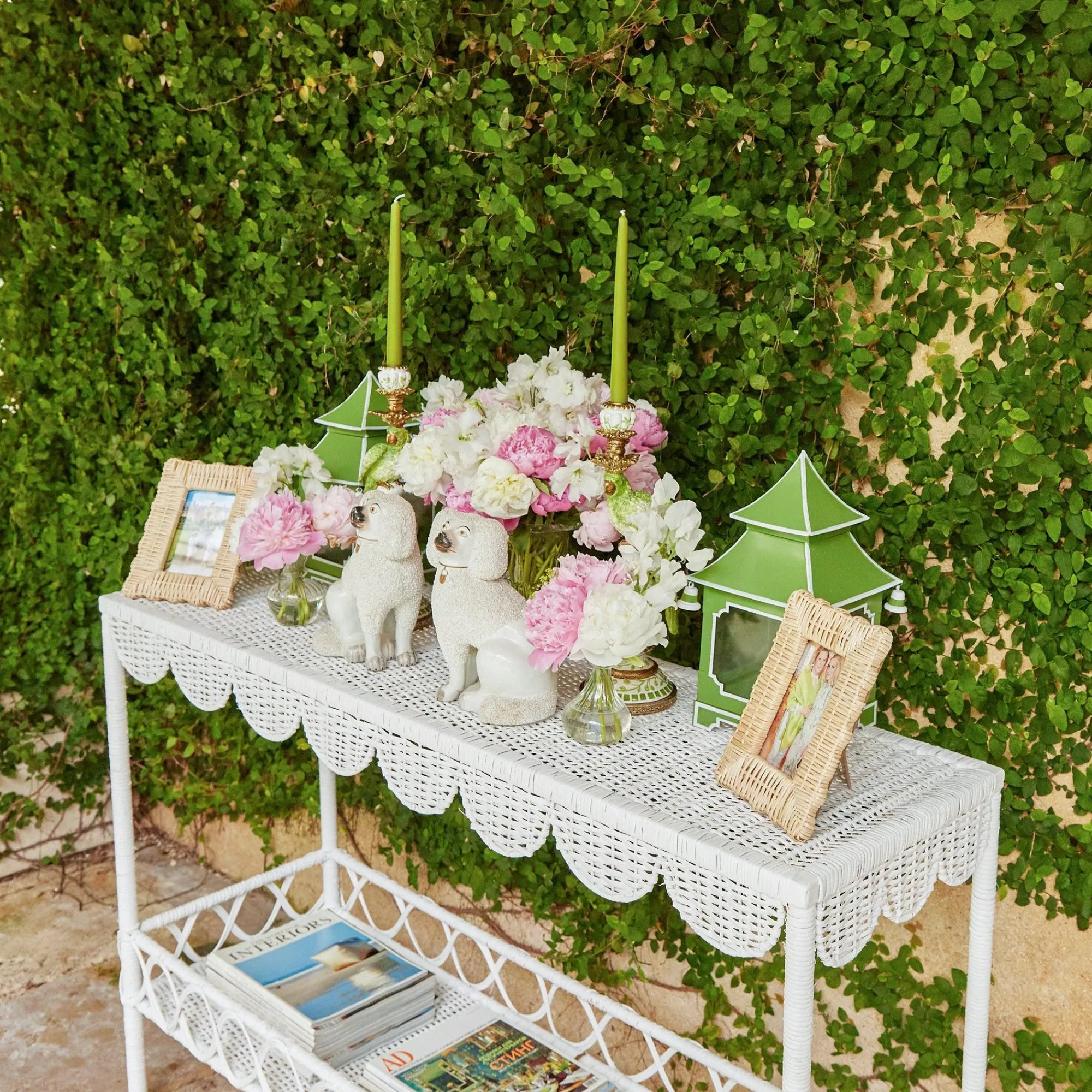 madeleine_white_rattan_sc_14.webp New Madeleine White Rattan Scalloped Console Table Tables