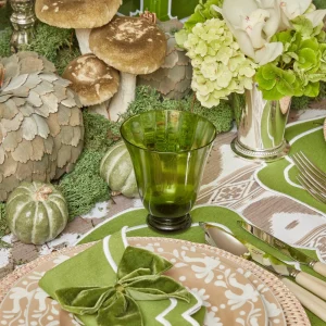 Clearance Moss Green Tulip Glasses (Set Of 4) Glasses