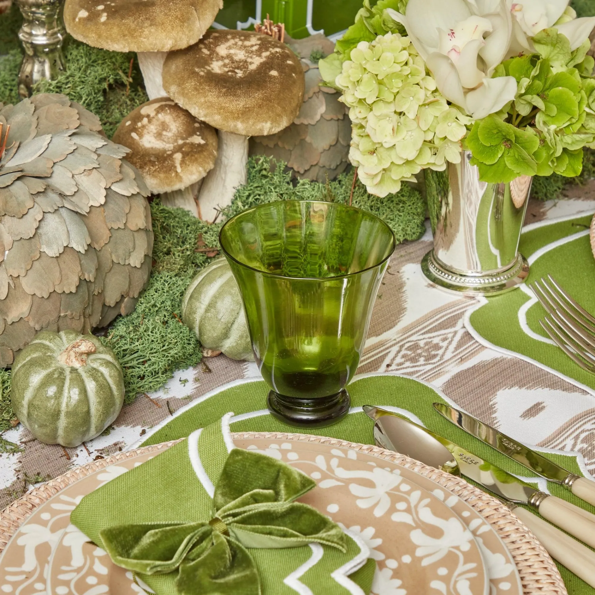 moss_green_tulip_glasses__11.webp Clearance Moss Green Tulip Glasses (Set Of 4) Glasses