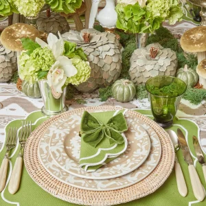 Clearance Moss Green Tulip Glasses (Set Of 4) Glasses