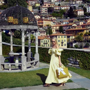 Online Rattan Tote Bag (White Bow) Rattan Tableware