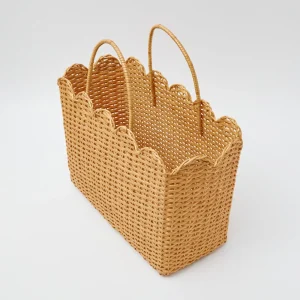Online Rattan Tote Bag (White Bow) Rattan Tableware