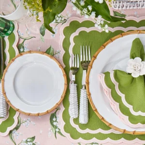 Hot Nancy Bamboo Dinner & Starter Plates (Set Of 8) Dinner Plates