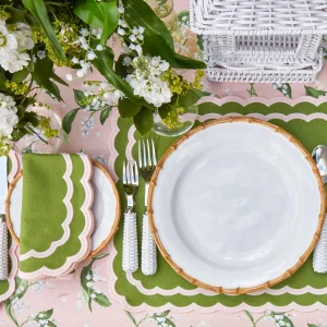 Hot Nancy Bamboo Dinner & Starter Plates (Set Of 8) Dinner Plates