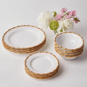 Store Nancy Bamboo Dinner Plate (Set Of 4) Crockery Sets
