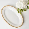 Store Nancy Bamboo Oval Platter Bamboo Crockery