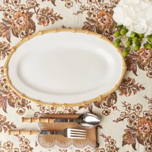 Store Nancy Bamboo Oval Platter Bamboo Crockery