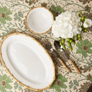 Store Nancy Bamboo Oval Platter Bamboo Crockery