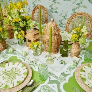 Shop Natural Rattan Decoration Set Rattan Tableware