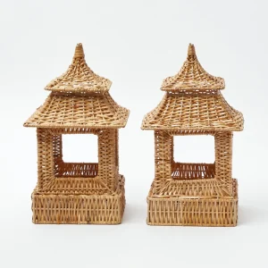 Shop Natural Rattan Decoration Set Rattan Tableware