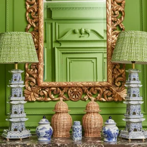 Cheap Natural Rattan Ginger Jar Rattan Tableware