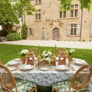 Clearance Natural Rattan Pagoda Decoration Set Rattan Tableware