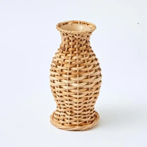 New Natural Rattan Vase (Set Of 3) Vases