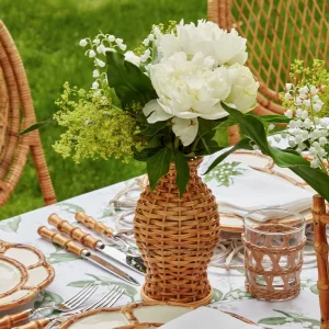 New Natural Rattan Vase (Set Of 3) Vases