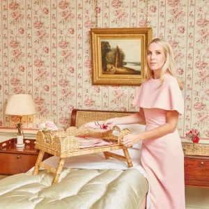 Fashion Natural Scalloped Rattan Breakfast Tray Trays & Liners