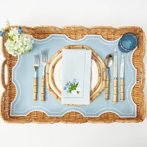 Sale Octavia Blue Tray Liner Placemats