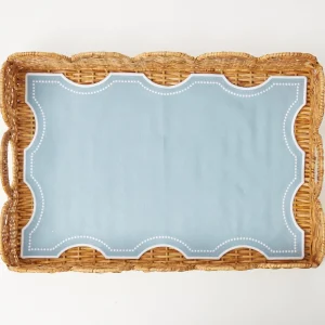 Sale Octavia Blue Tray Liner Placemats