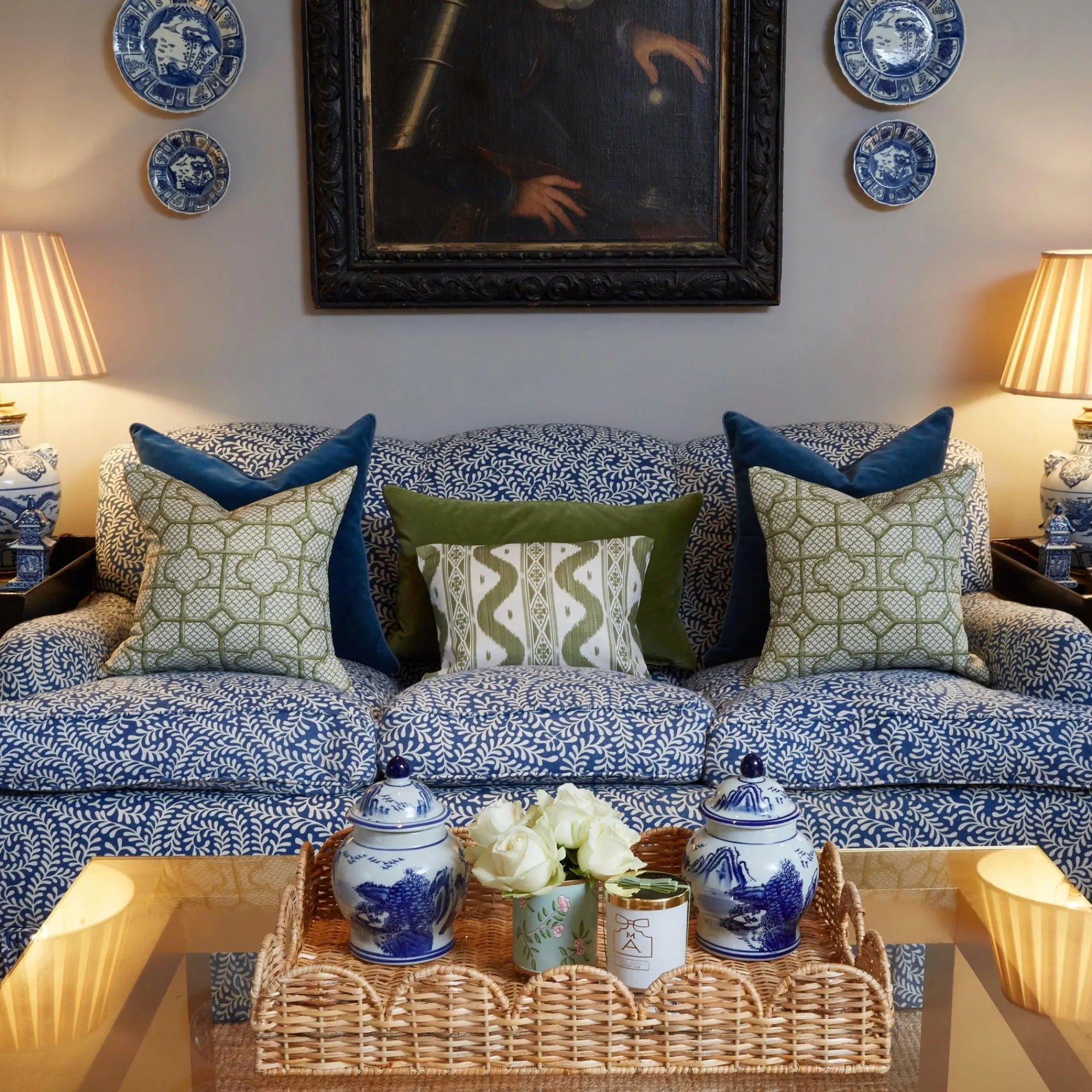 olive_green_ikat_stripe_f_2.webp New Olive Green Ikat Stripe Fabric Serena Fresson Fabrics