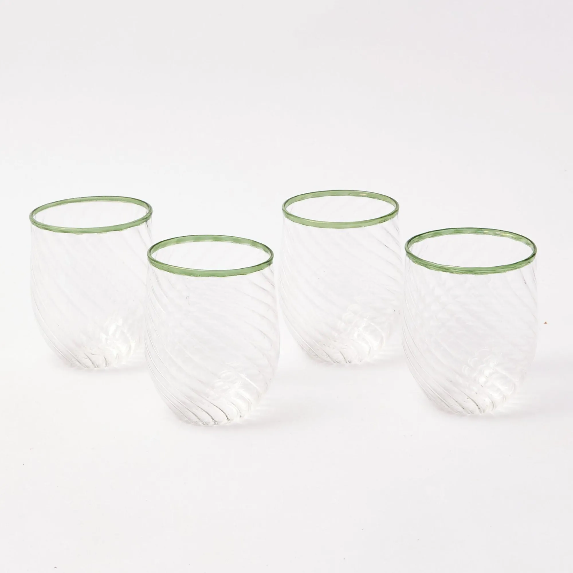 olive_rim_swirl_glassware_13.webp Outlet Olive Rim Swirl Glassware Set Glassware Sets