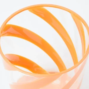 Online Orange Swirl Outdoor Glasses (Set Of 6) Glasses