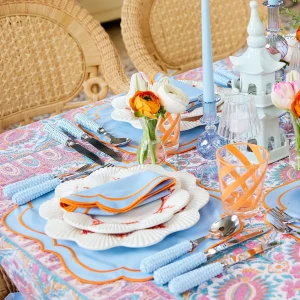 Online Orange Swirl Outdoor Glasses (Set Of 6) Glasses