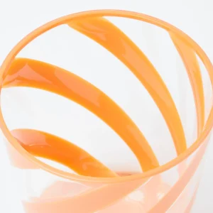 Online Orange Swirl Outdoor Glasses (Set Of 6) Glasses