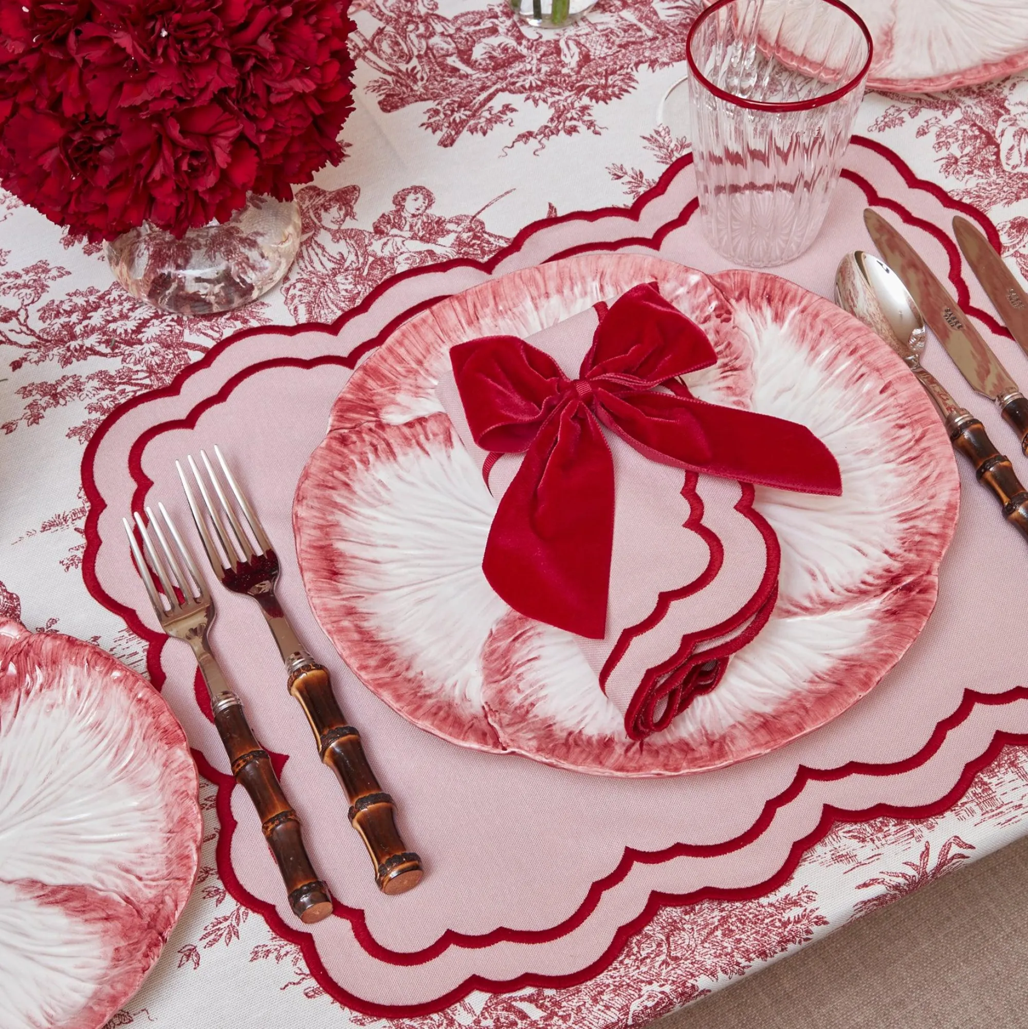 personalised_red_velvet_n_1.webp Online Personalised Red Velvet Napkin Bow Napkin Rings, Bows & Wreaths