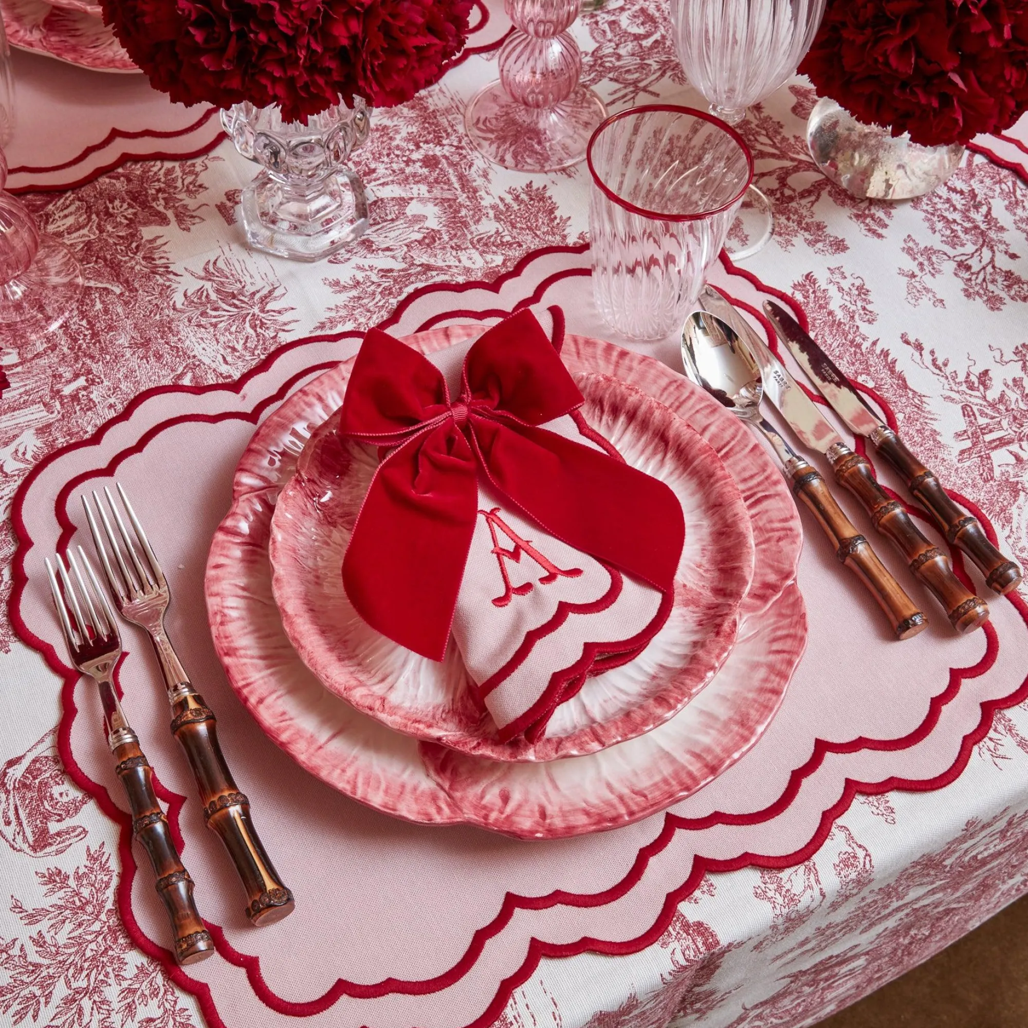 personalised_red_velvet_n_6.webp Online Personalised Red Velvet Napkin Bow Napkin Rings, Bows & Wreaths