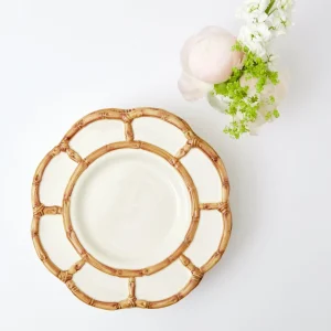 Best Petal Bamboo Ceramic Dinner Plate Bamboo Crockery