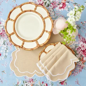 Best Petal Bamboo Ceramic Dinner Plate Bamboo Crockery