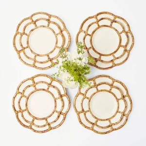 Online Petal Bamboo Ceramic Starter Plate Starter Plates