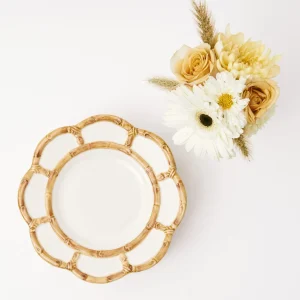 New Petal Bamboo Starter Plate (Set Of 4) Crockery Sets