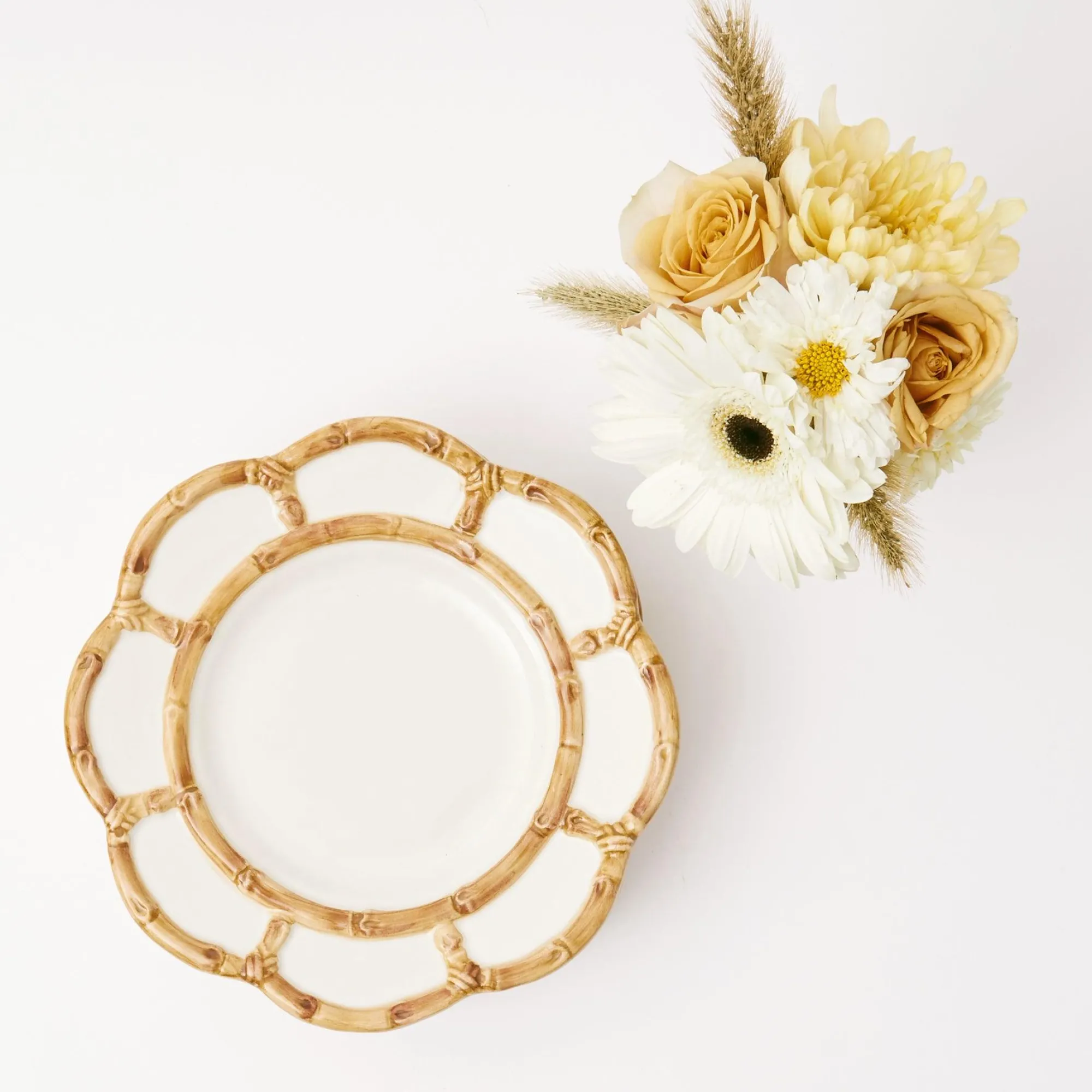 petal_bamboo_starter_plat_11.webp Online Petal Bamboo Starter Plate (Set Of 4) Bamboo Crockery