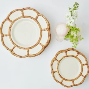 Online Petal Bamboo Starter Plate (Set Of 4) Bamboo Crockery